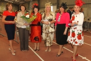 Margaret Kenny, Ballindine won the Best Dressed Lady at the 94th Claremorris Agricultural Show, included in photo from left: Rita Mylett, (Judge); Maureen Finnerty, Show Secretary,  presenting Margaret Kenny with Bouquet of Flowers from Blathanna and 1st prize of Pendant, Bracelet and Earring set, sponsored by Robert Blacoe Jewellers, Claremorris and Galway;  Breda Hyland, Milltown and Ann Burke, Taugheen, Joint 3rd (sponsored by Enjoi Boutique) and Evelyn McLoughlin, Claremorris 2nd (sponsored by Jack Dylan Jewellers). Photo: © Michael Donnelly Photography